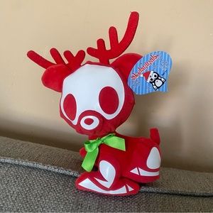 NWT Vintage Skelanimals Holly The Reindeer 8” Plush